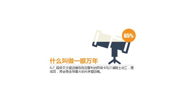多色插画PPT柱状图
