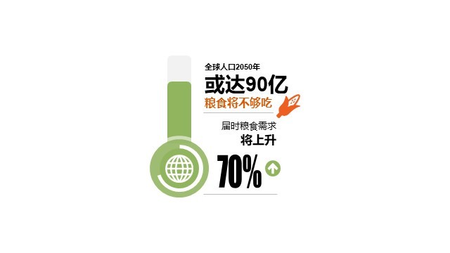 多色插画PPT柱状图