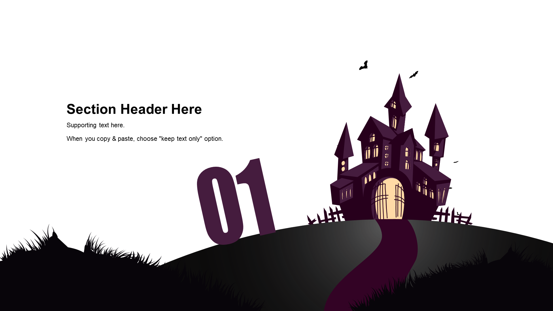 Purple Creative Illustration Halloween Festival Celebration PPT Theme