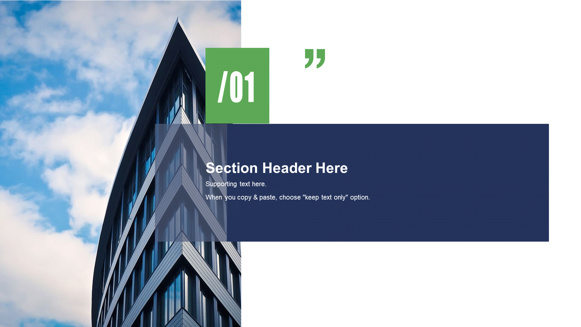 PPT Theme of Green Business Real Estate Service Business Plan