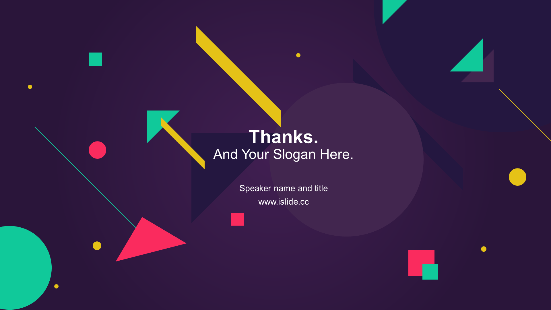 PPT Theme of Purple Geometry Creative Education and Training Courseware