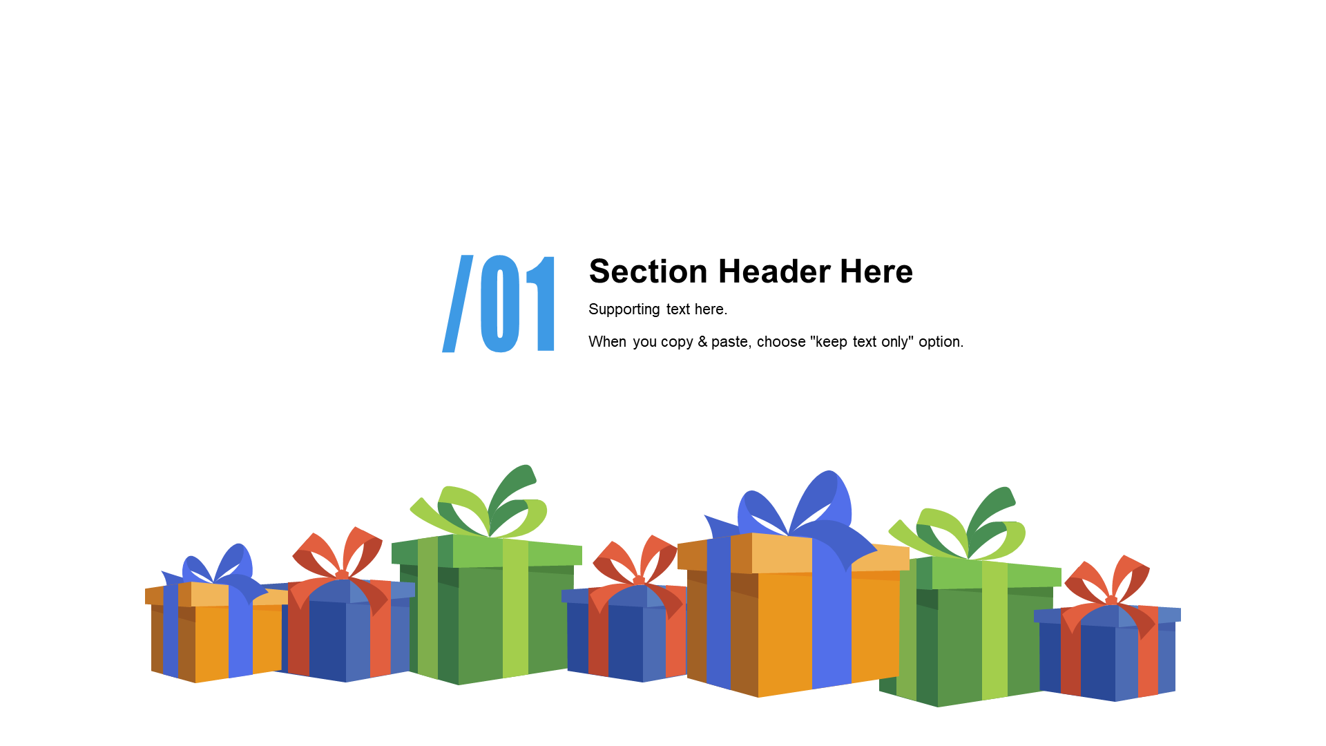 Blue Illustration PPT Theme for Christmas Fast Selling Retail Festival Celebration