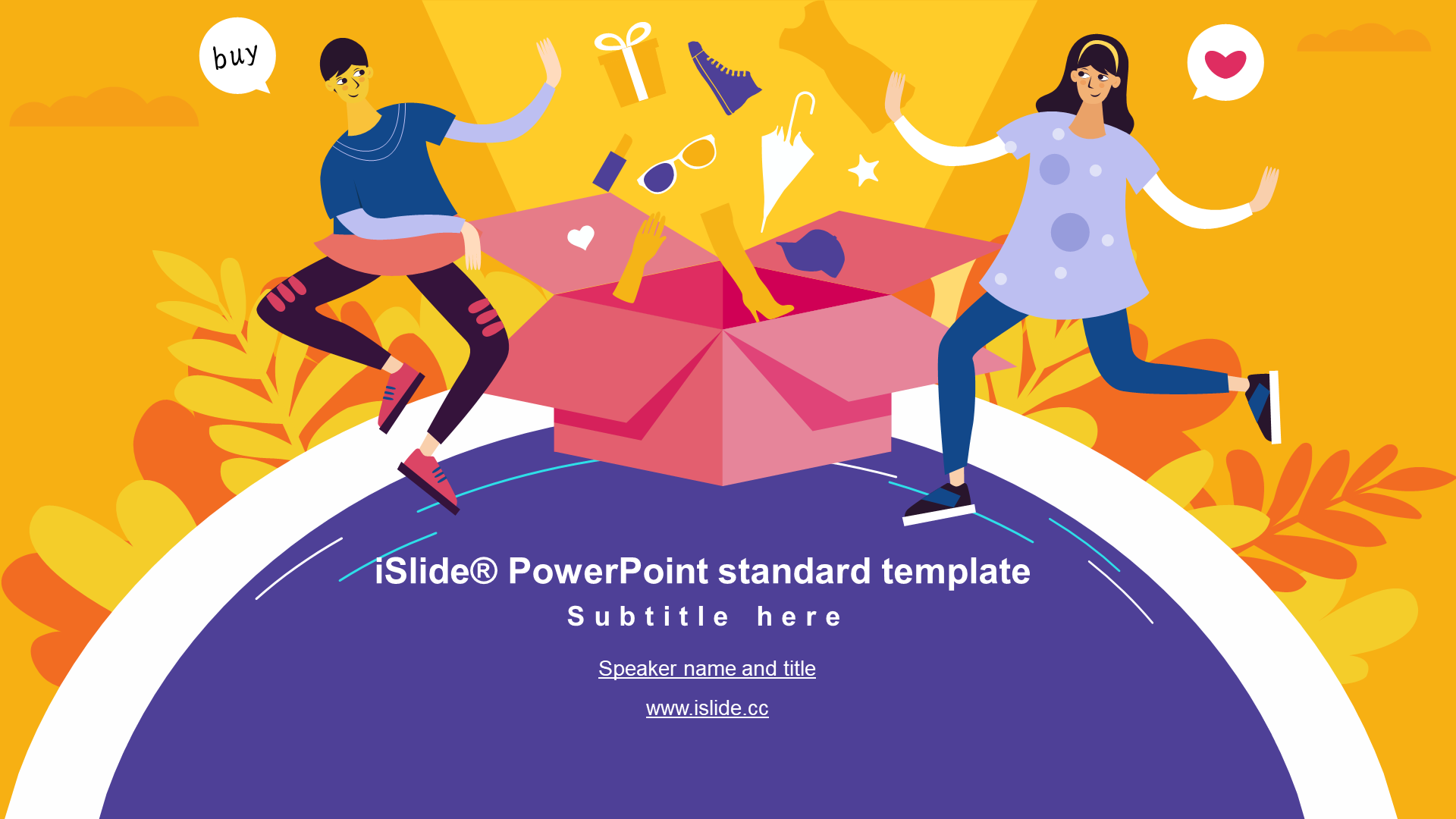PPT Theme of Multi-color Illustration Education and Training Courseware