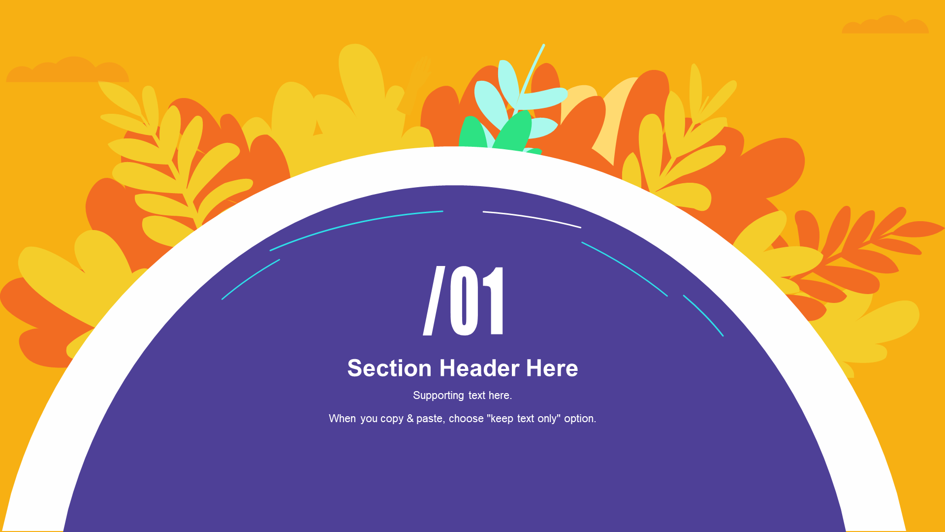 PPT Theme of Multi-color Illustration Education and Training Courseware