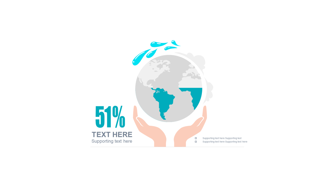 蓝色扁平PPT渐变图