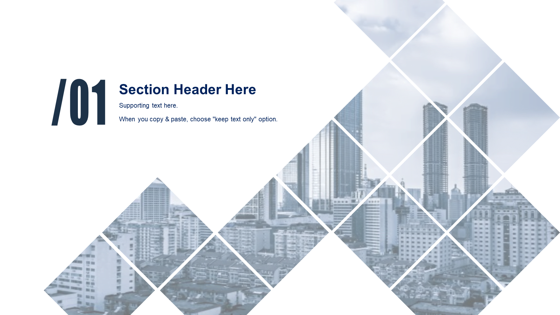 PPT Template for Blue Business Position Competition Personal Resume