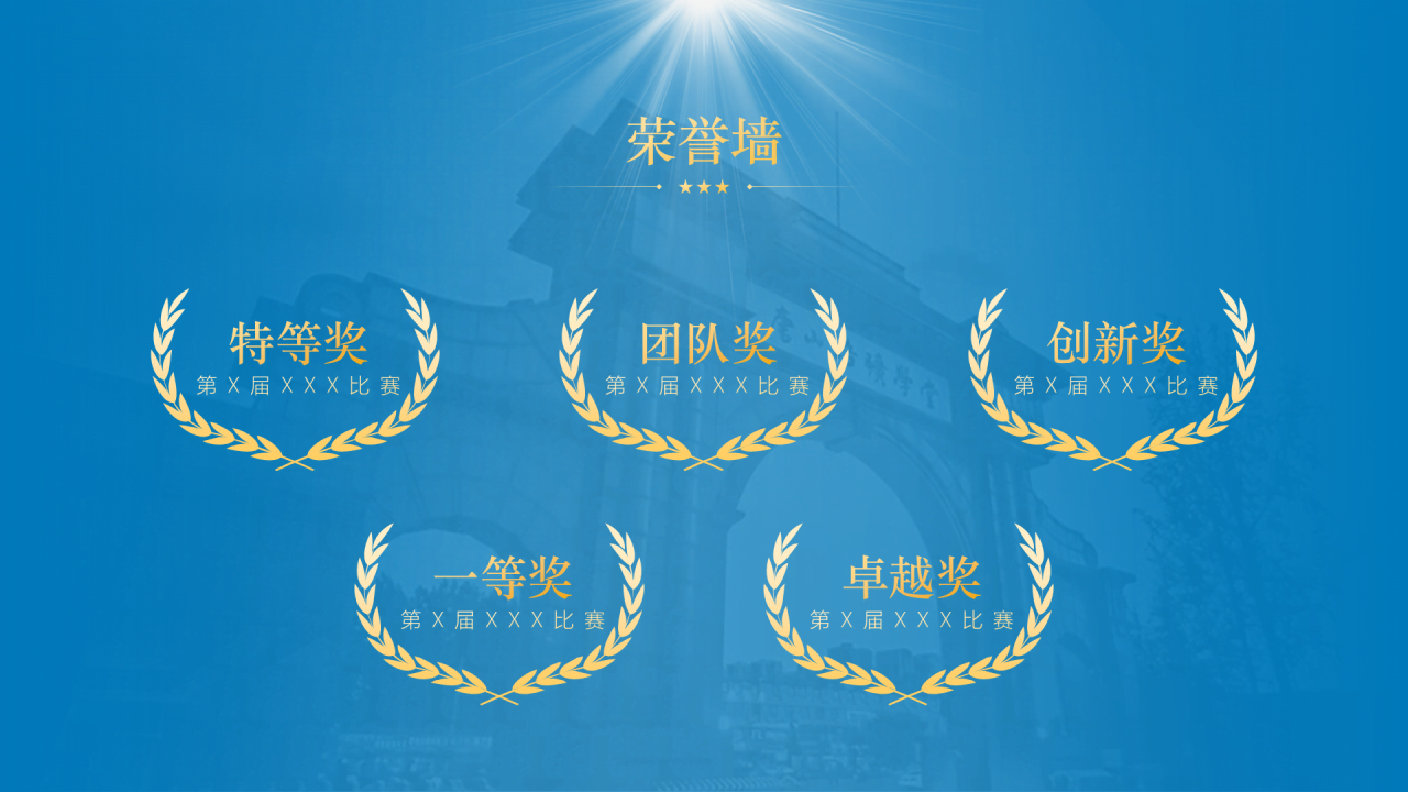 蓝色简约西南交通大学答辩PPT模板
