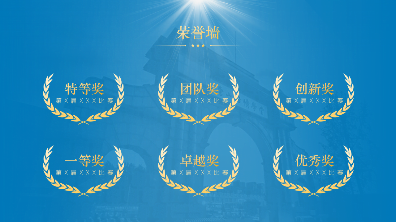 蓝色简约西南交通大学答辩PPT模板