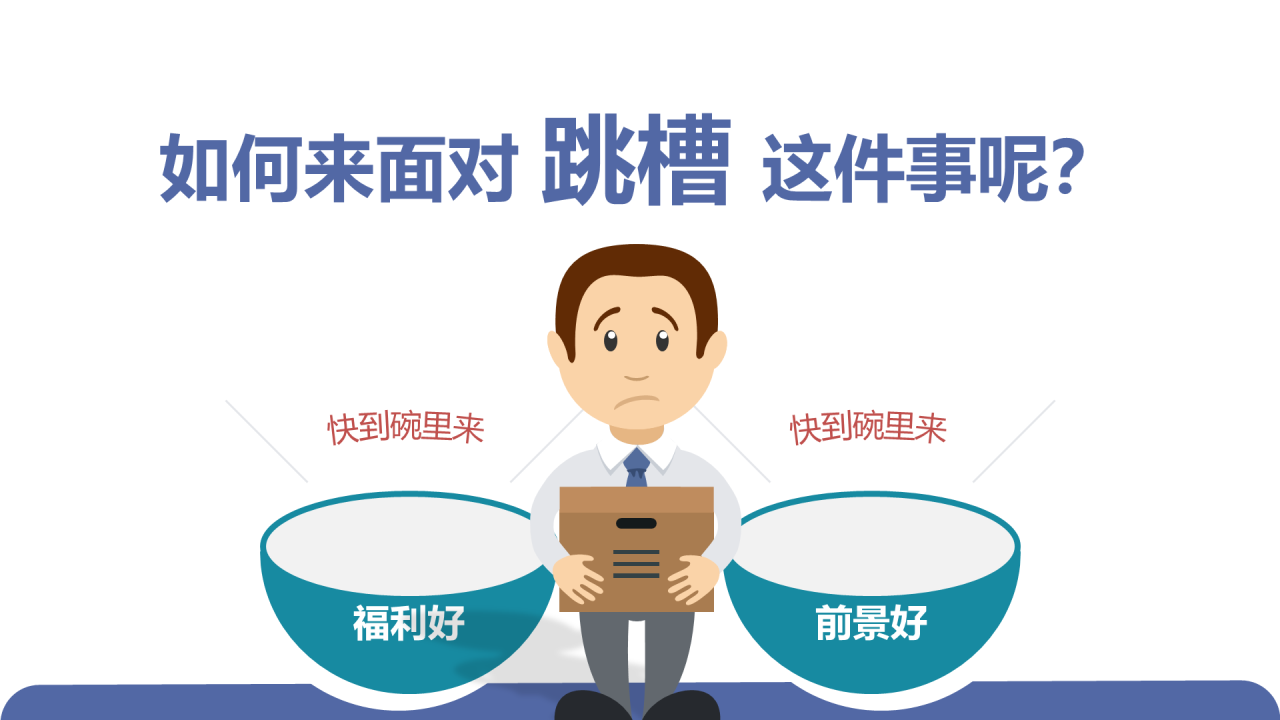 多色简约你真的想好跳槽了吗