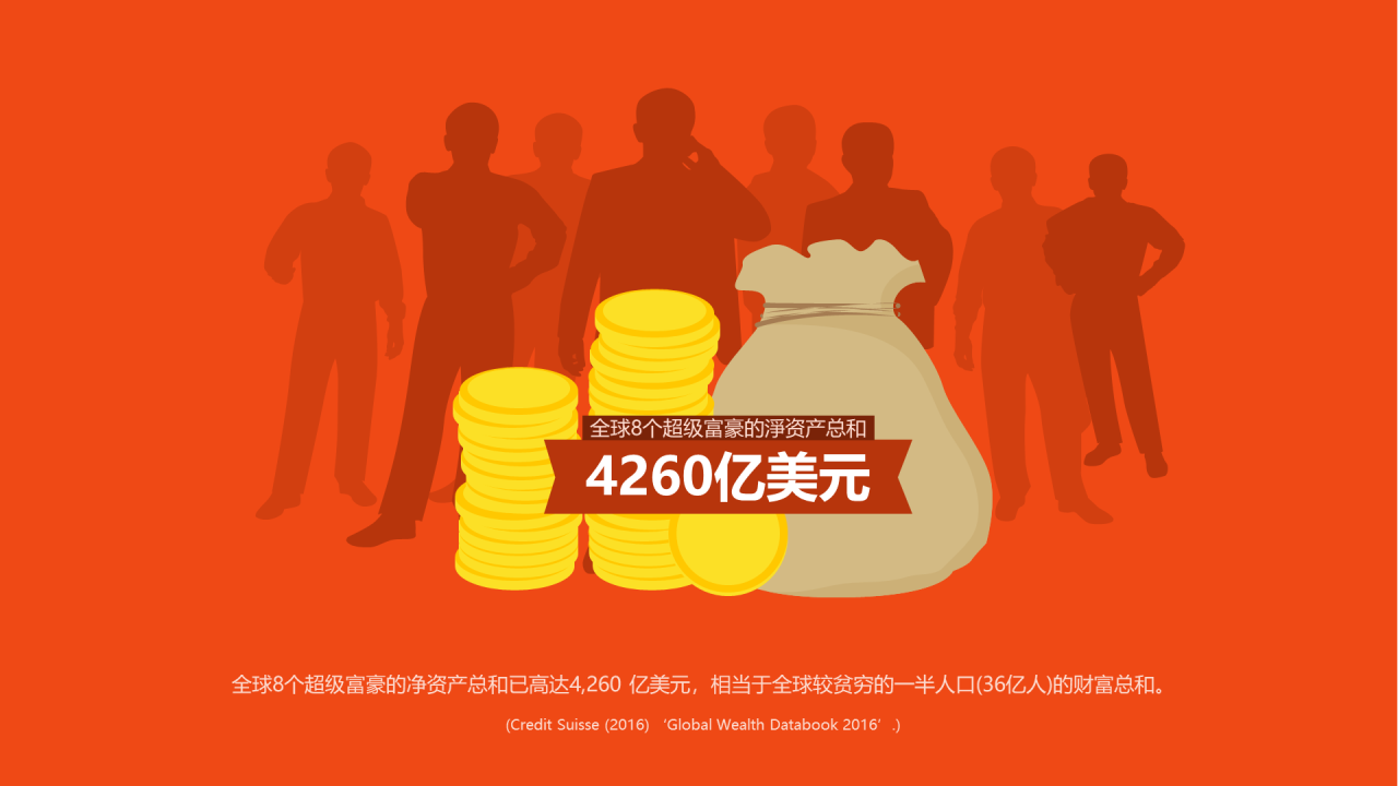 绿色插画简约全球财富数学