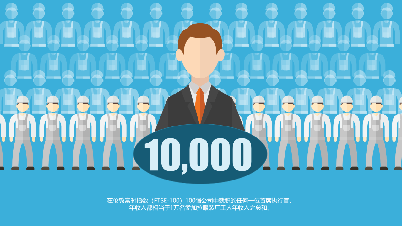 绿色插画简约全球财富数学