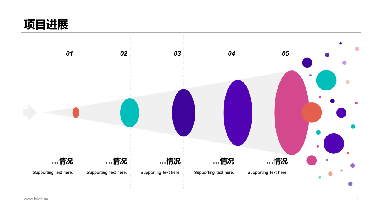 多色插画教育培训研究报告PPT案例