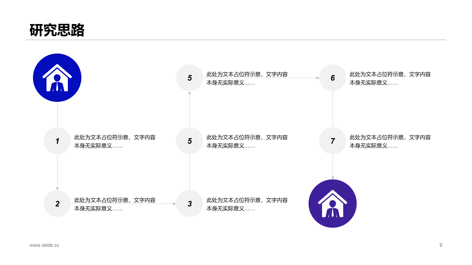 多色插画风科技设计系毕业论文答辩PPT素材