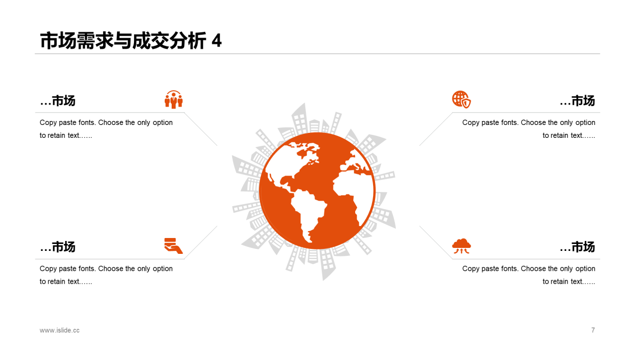 橙色商务项目管理培训PPT课件下载