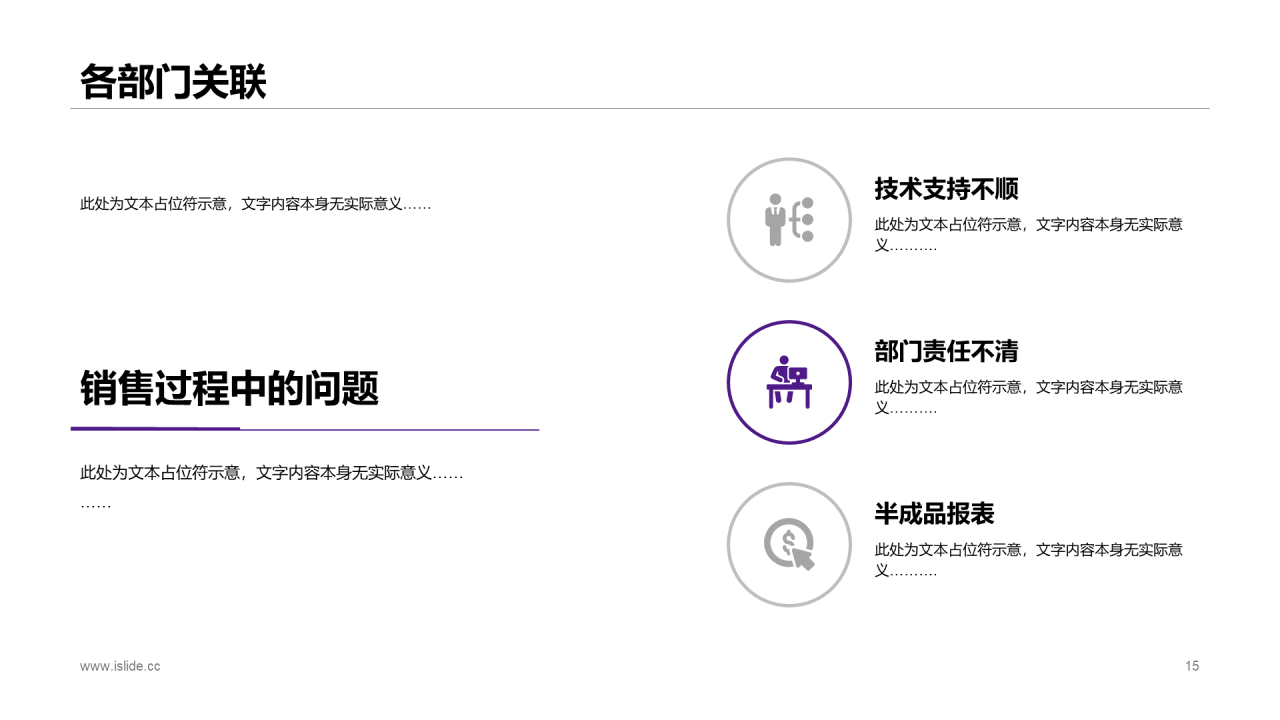 紫色简约年度电脑销售总结报告PPT案例