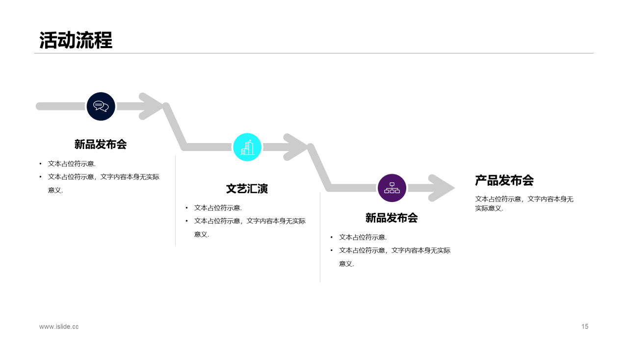 蓝色科技风格发布会活动策划方案PPT模板下载