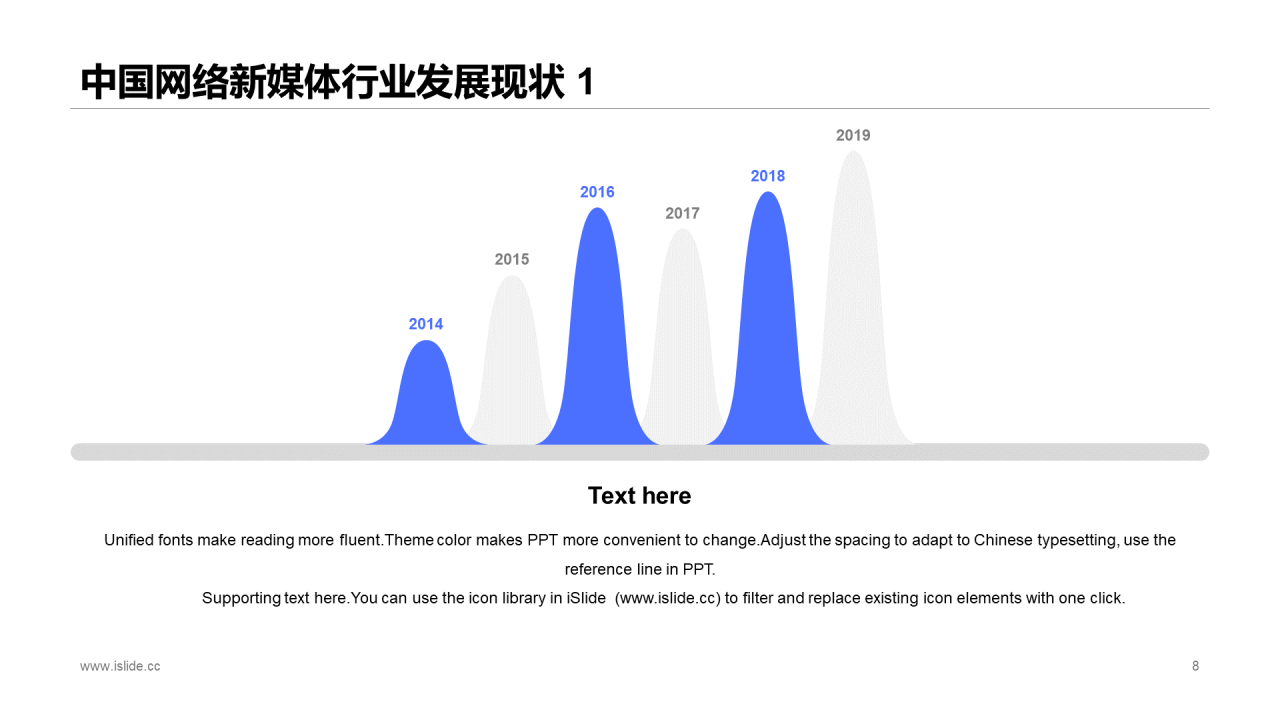 蓝色插画中国网络新媒体用户研究报告