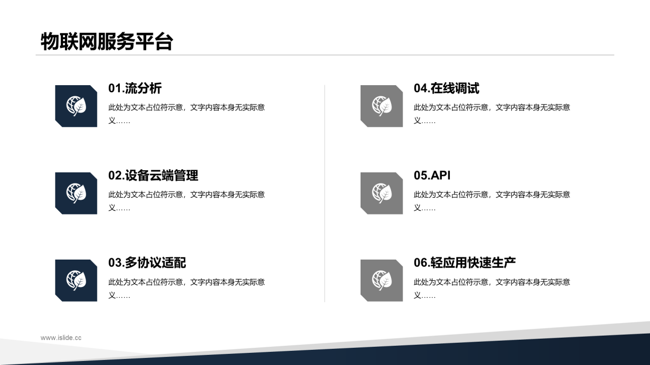 蓝色创意互联网项目招商融资计划书PPT下载