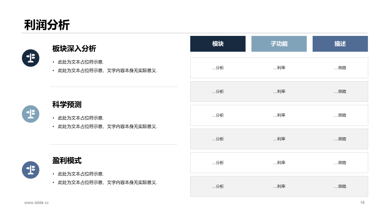 蓝色创意互联网项目招商融资计划书PPT下载