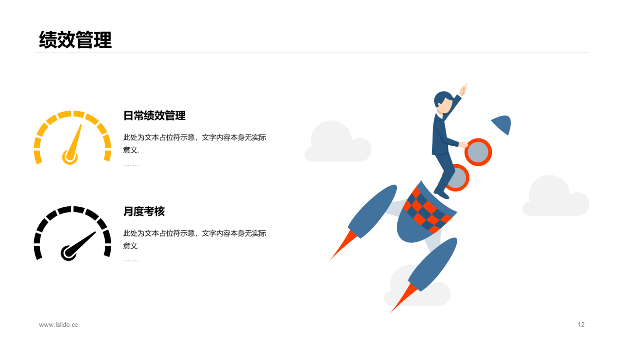 黄色商务企业人力资源部门工作总结PPT模板