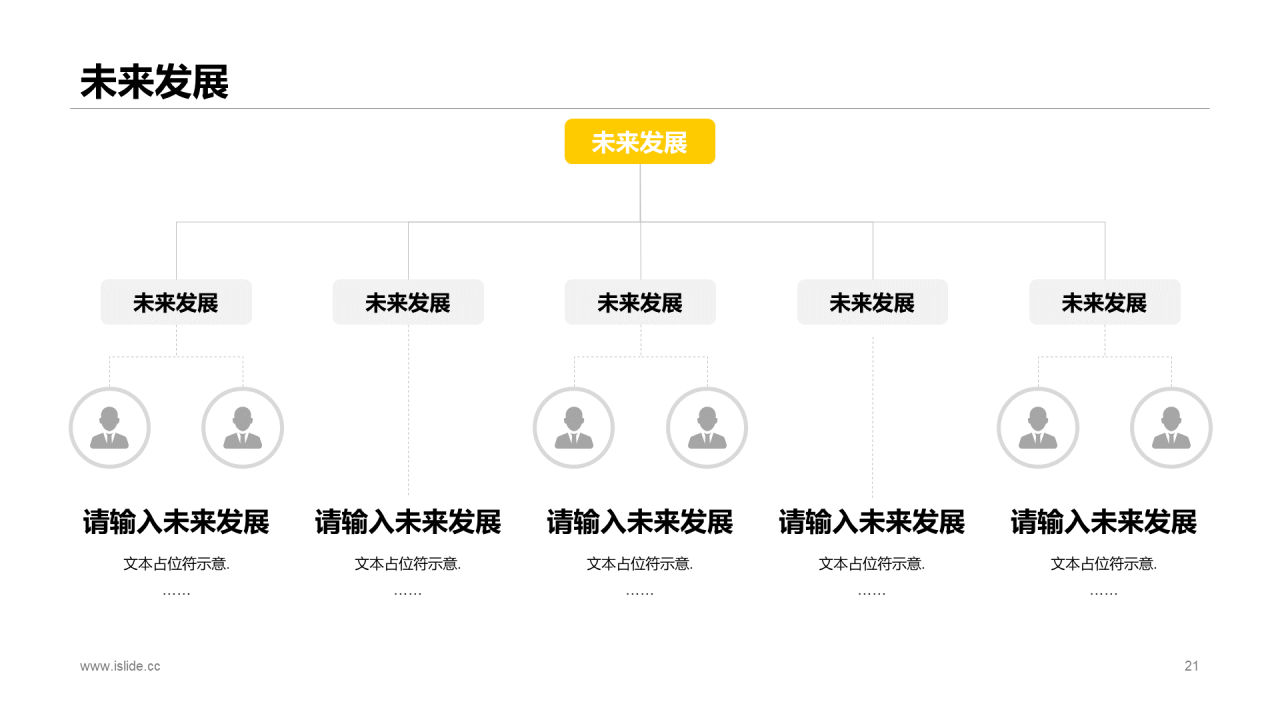 黄色插画“有梦有未来”主题高校毕业答辩PPT模板