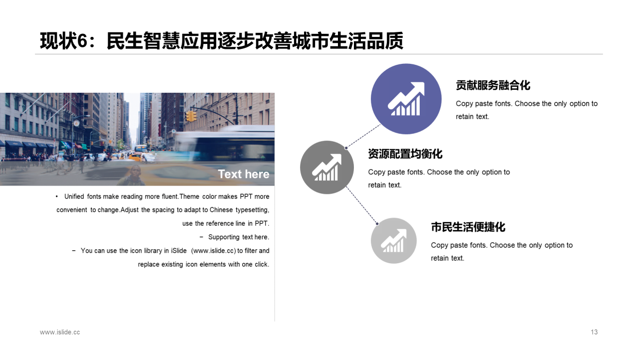 白色创意插画中国智慧城市发展现状报告PPT案例
