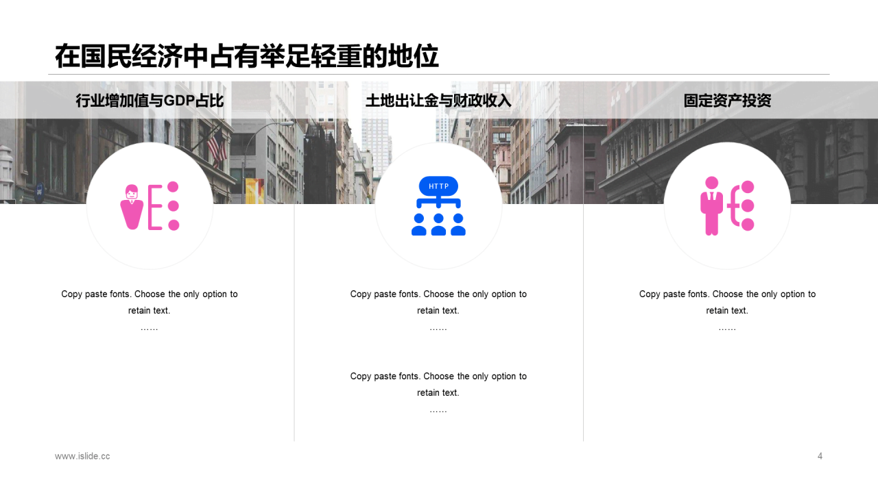 蓝色商务房地产现状与未来报告分析市场营销活动PPT模板