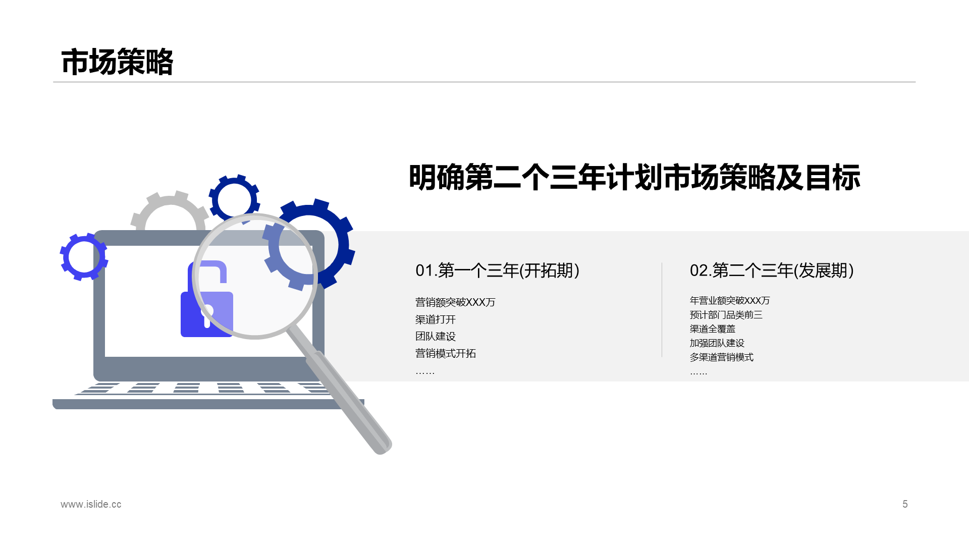 紫色商务品牌营销工作计划PPT案例