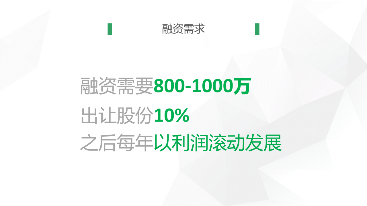 绿色创意简约活性炭再生利用项目融资计划书PPT模板下载