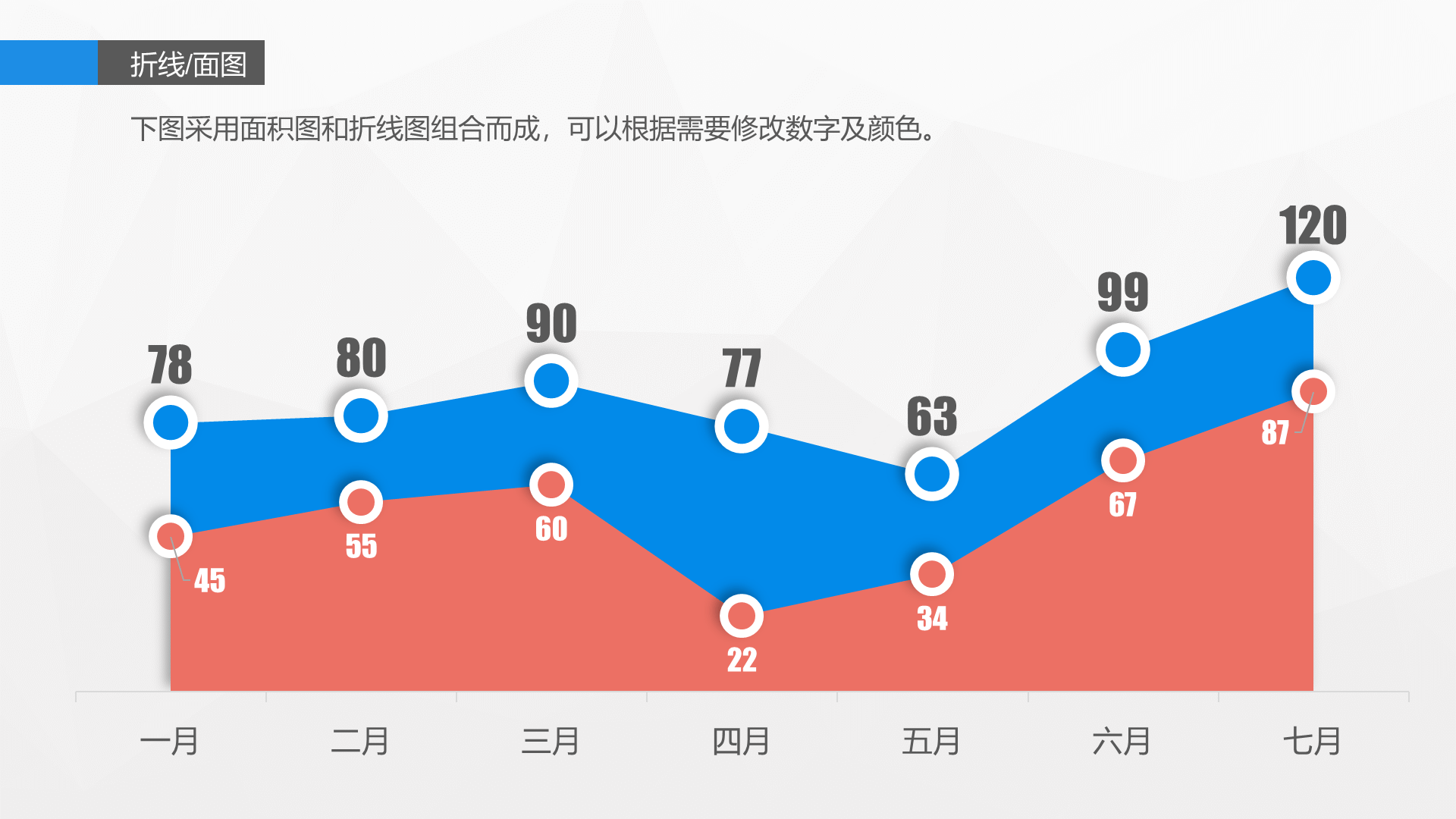 蓝色简约信息图表精选PPT案例