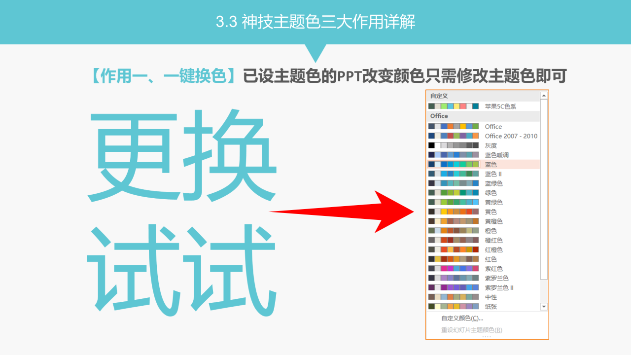 多色商务风效率神技大盘点通用PPT模板
