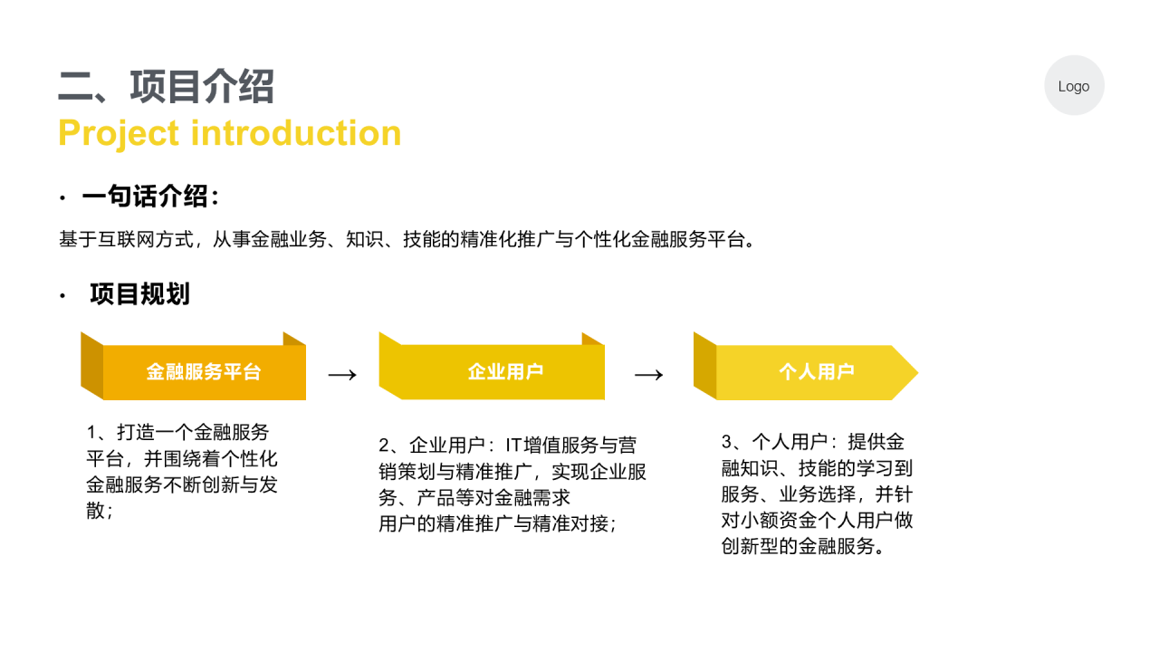 黄色插画商业计划书项目创业研究报告PPT模板下载