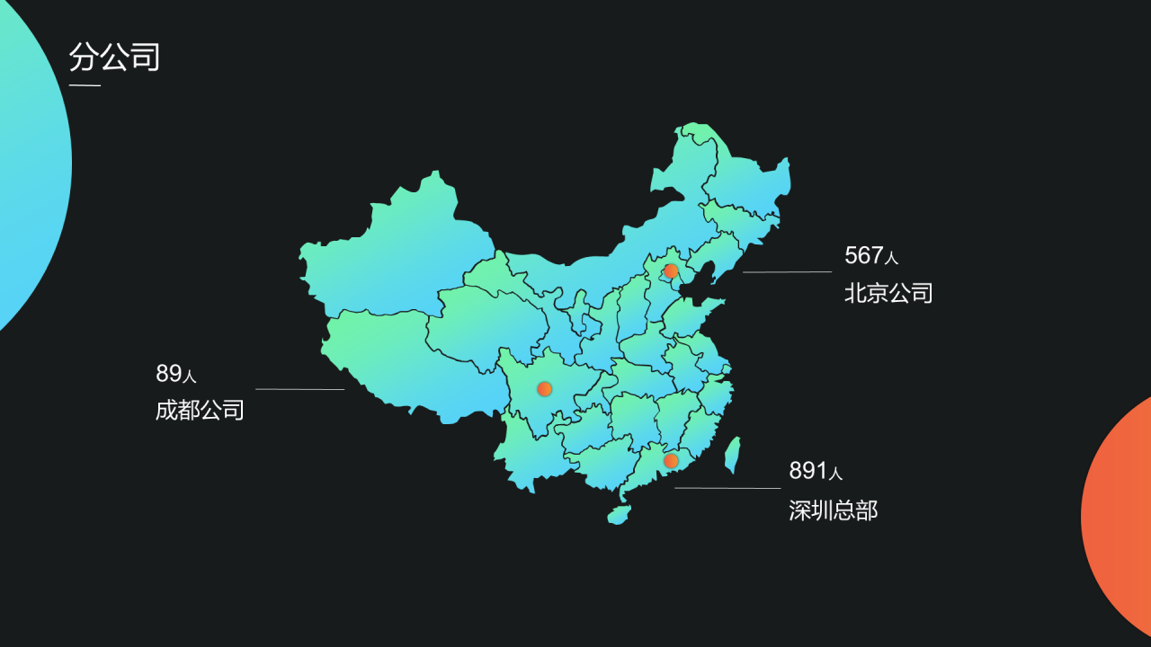 多色科技互联网商务发布会策划PPT下载