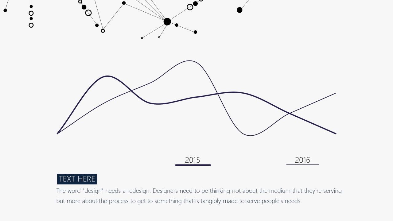 白色酷炫粒子效果科技行业研究报告PPT模板下载