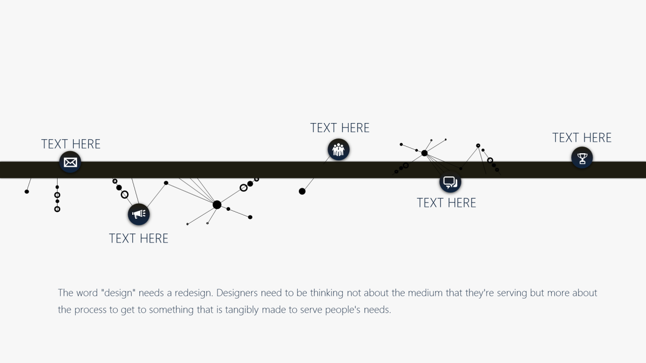 白色酷炫粒子效果科技行业研究报告PPT模板下载