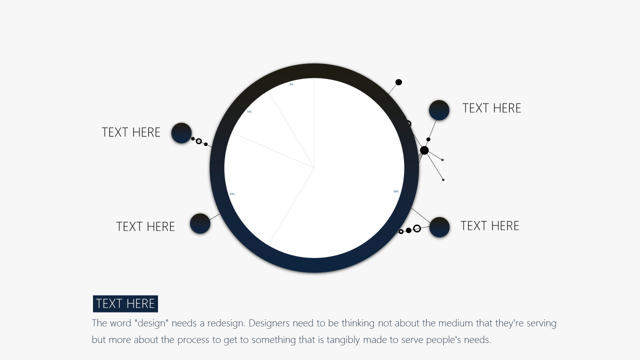 白色酷炫粒子效果科技行业研究报告PPT模板下载