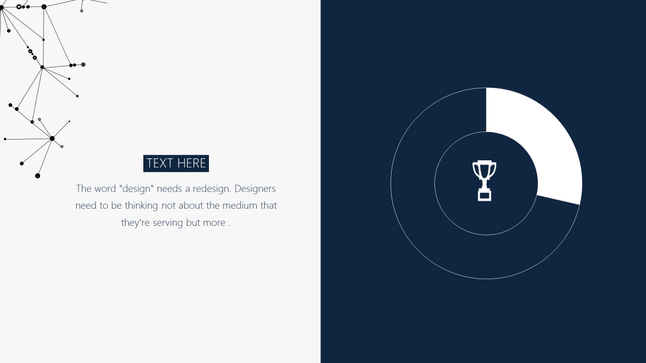 白色酷炫粒子效果科技行业研究报告PPT模板下载