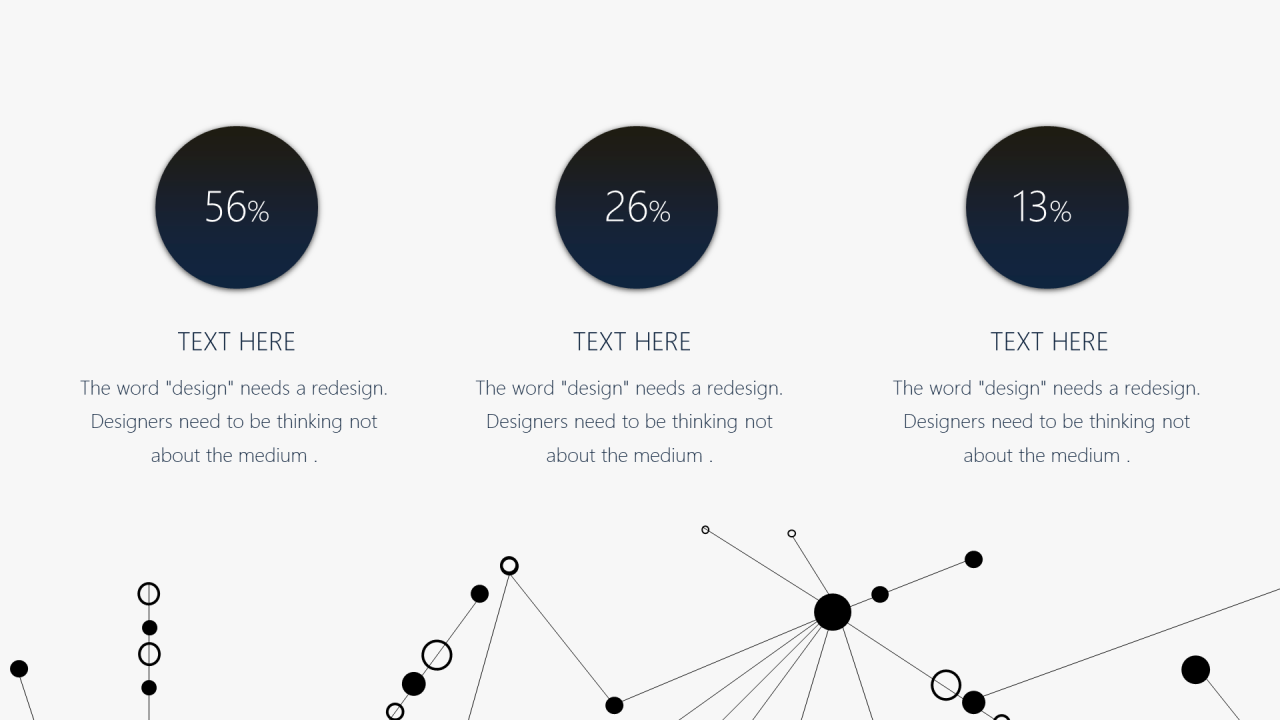 白色酷炫粒子效果科技行业研究报告PPT模板下载