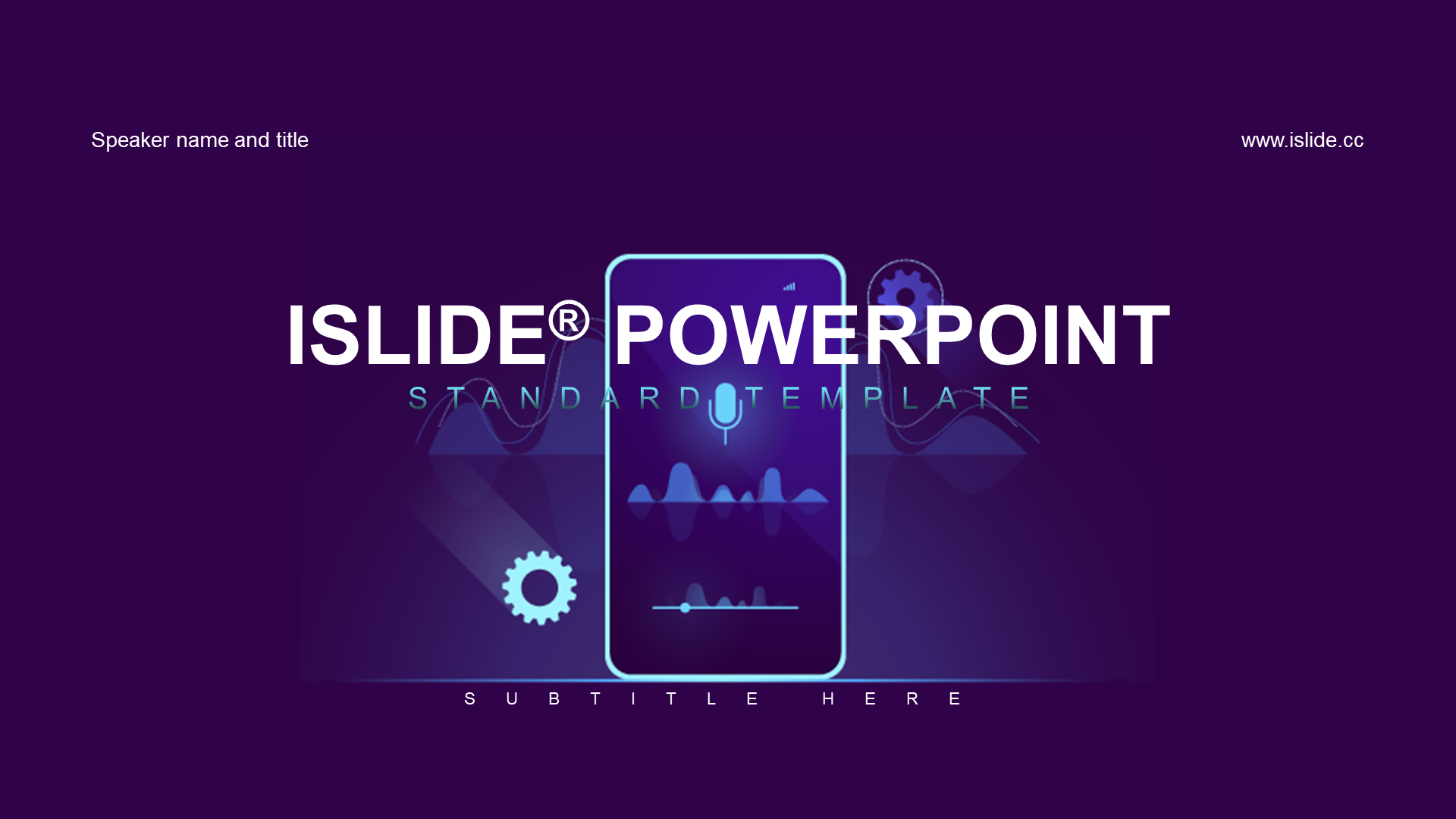 PPT Theme of Blue Technology Intelligent Business Plan