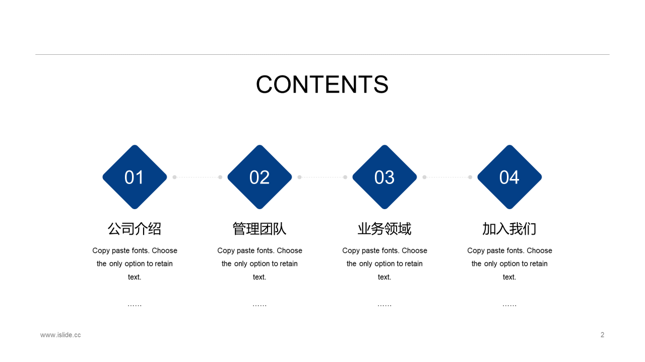 蓝色商务房地产市场营销方案共识介绍PPT素材