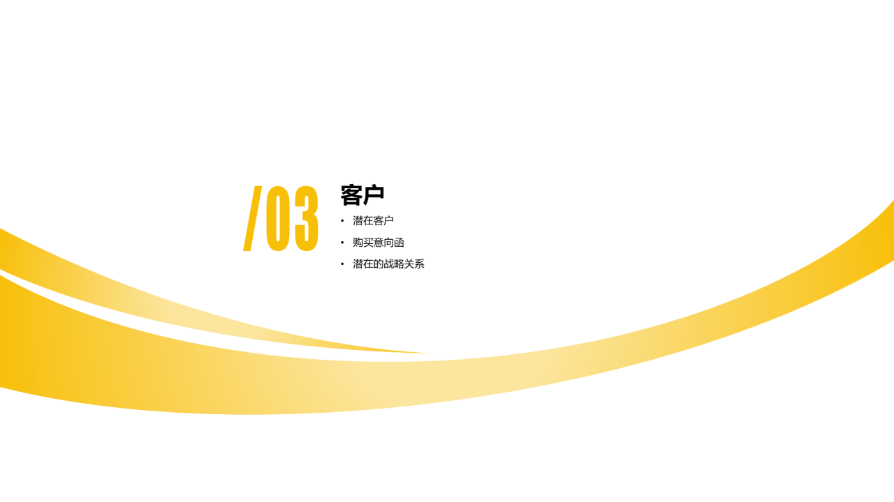 黄色商务风企业投资项目计划书PPT模板