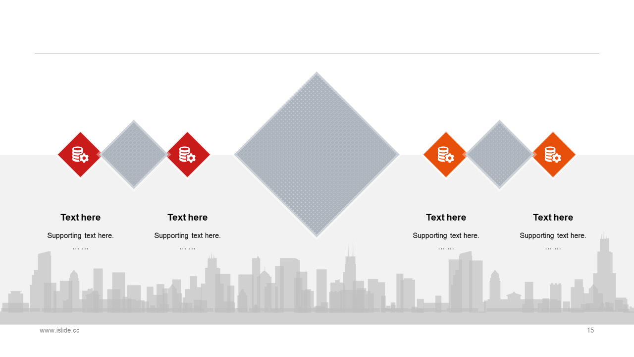 多色插画健身运功市场营销活动PPT模板
