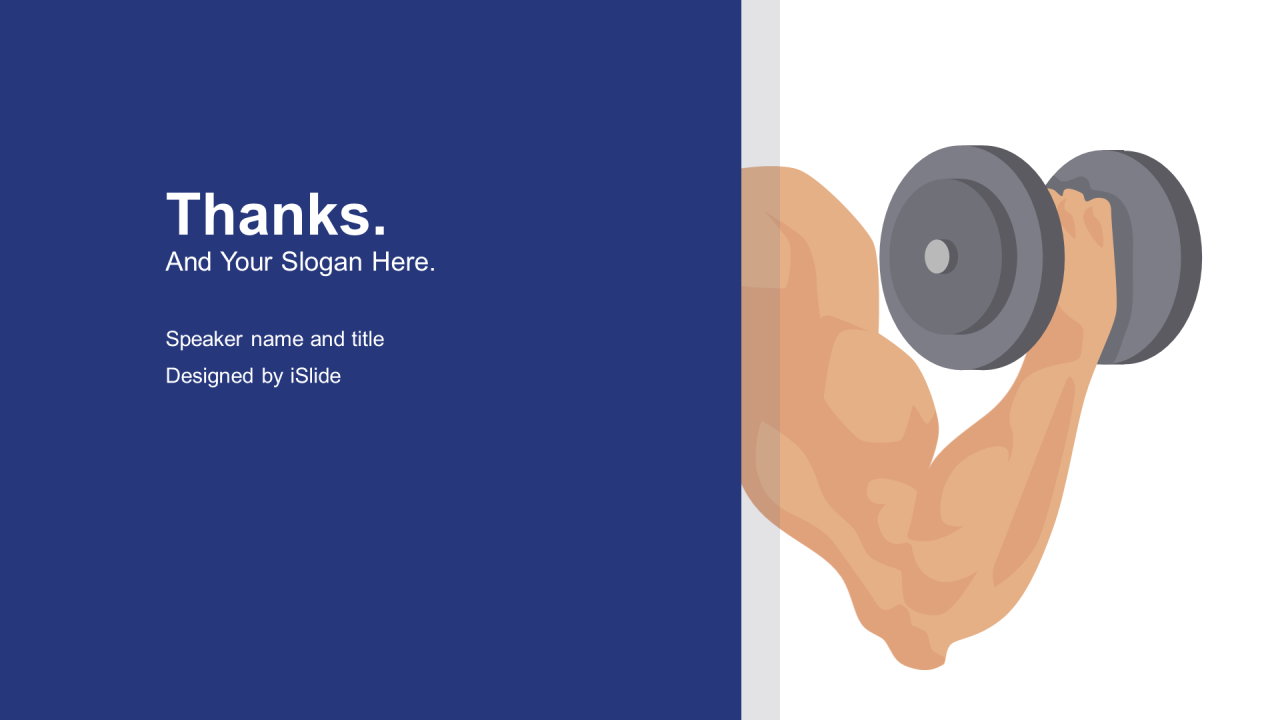 多色插画健身运功市场营销活动PPT模板