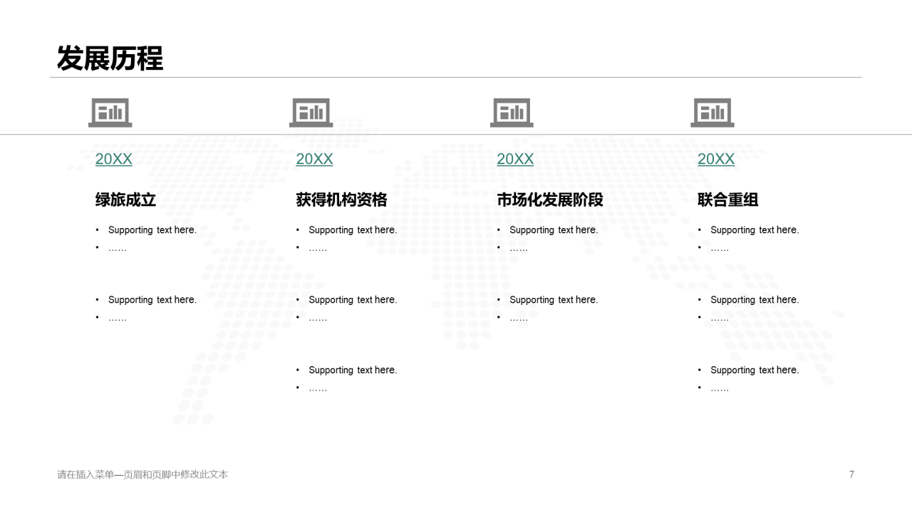 绿色商务环保公司简介年终总结PPT模板