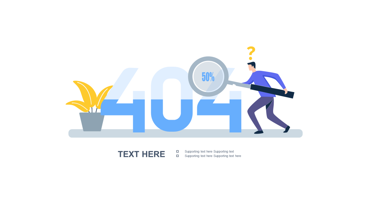 多色创意PPT柱状图