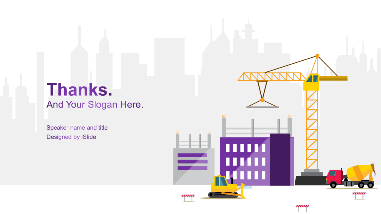 多色插画建筑装修商业计划书PPT案例