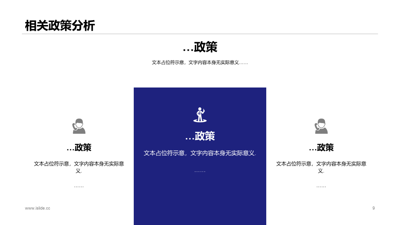蓝色渐变科技项目可行性研究报告分析PPT模板
