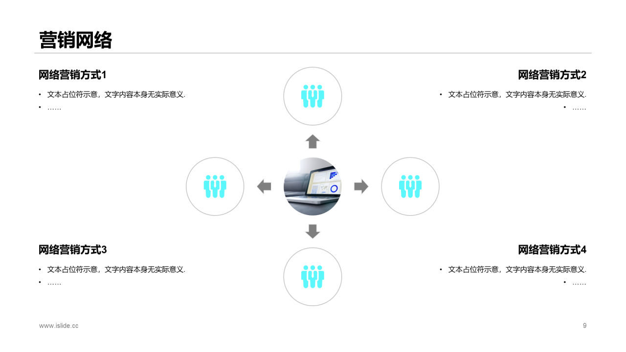 黑色简约市场营销岗位竞聘报告PPT素材