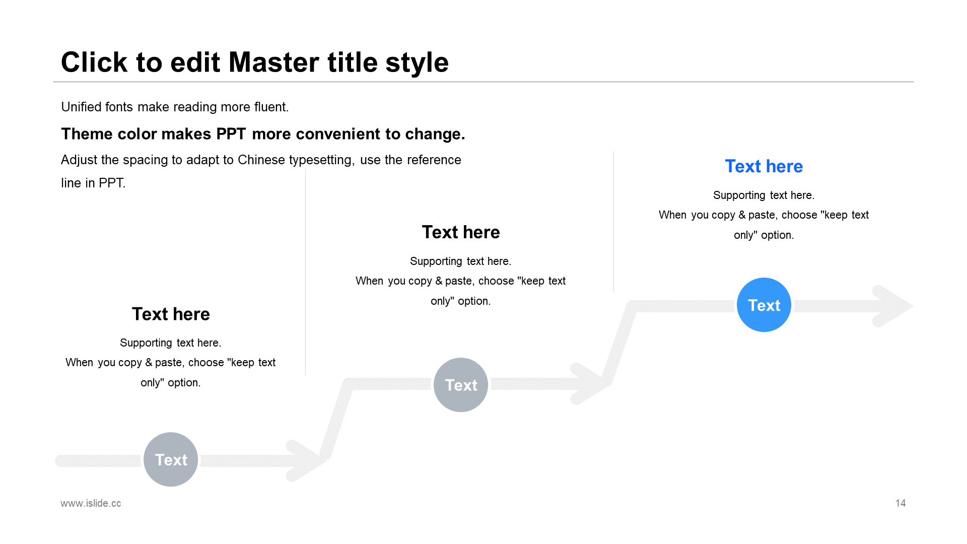 蓝色创意几何风半年工作汇报通用PPT素材下载