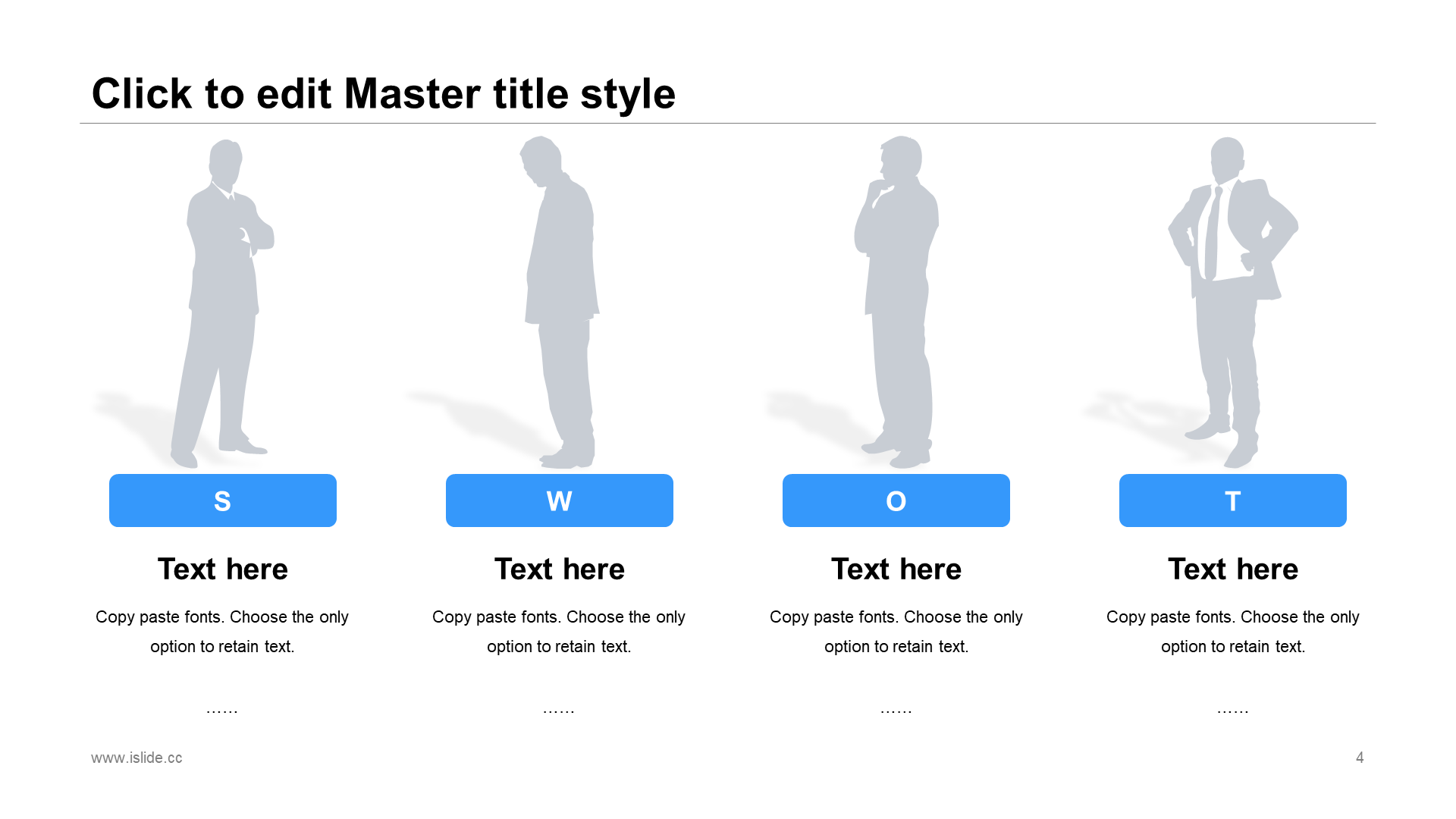 蓝色创意几何风半年工作汇报通用PPT素材下载